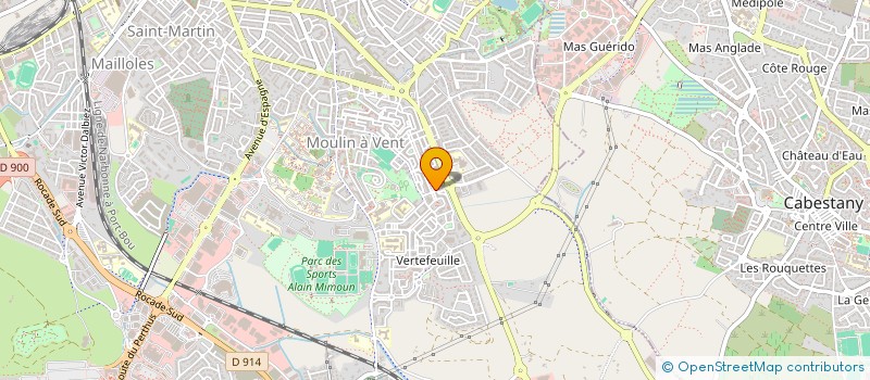 localisation de l'entreprise MONSIEUR BEBI NKOLE  PERPIGNAN