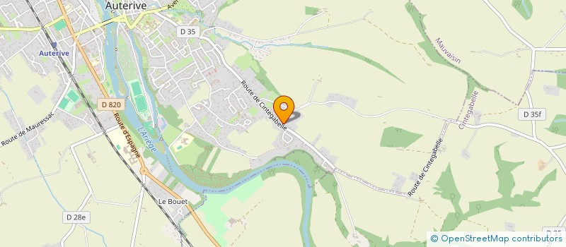 localisation de l'entreprise MONSIEUR BECA ERNESTO DOMINGOS  AUTERIVE