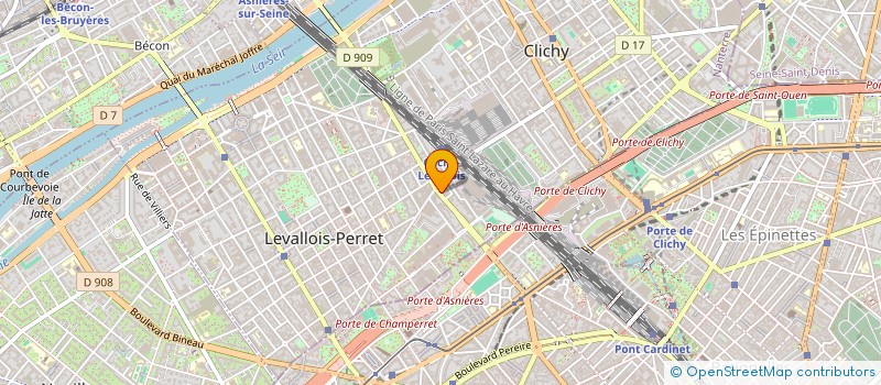 localisation de l'entreprise MONSIEUR BECAYE BALDE à LEVALLOIS-PERRET