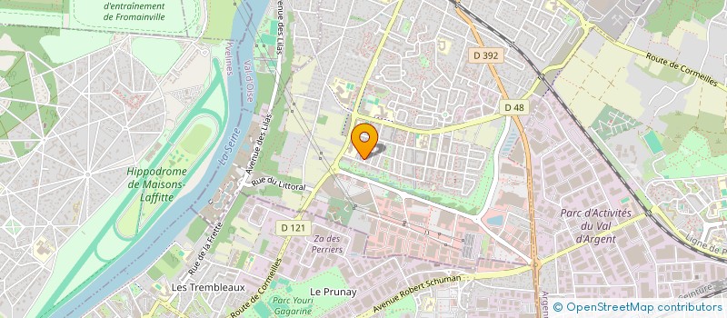 localisation de l'entreprise MONSIEUR BECAYE DIOP  CORMEILLES-EN-PARISIS