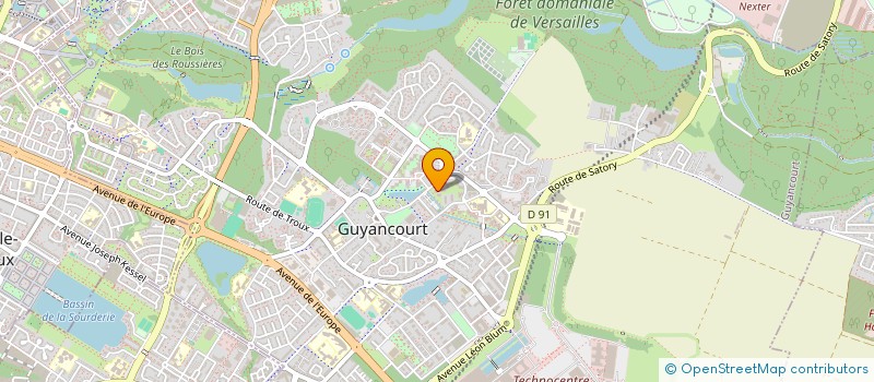 localisation de l'entreprise MONSIEUR BECAYE NIANG  GUYANCOURT