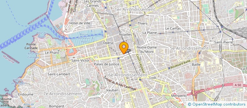 localisation de l'entreprise MONSIEUR BECHIR ABDOU  MARSEILLE