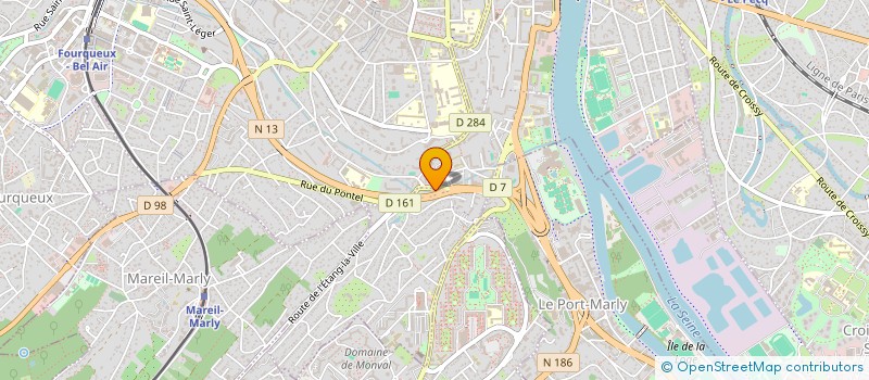 localisation de l'entreprise MONSIEUR BECHIR AMARA  LE PECQ