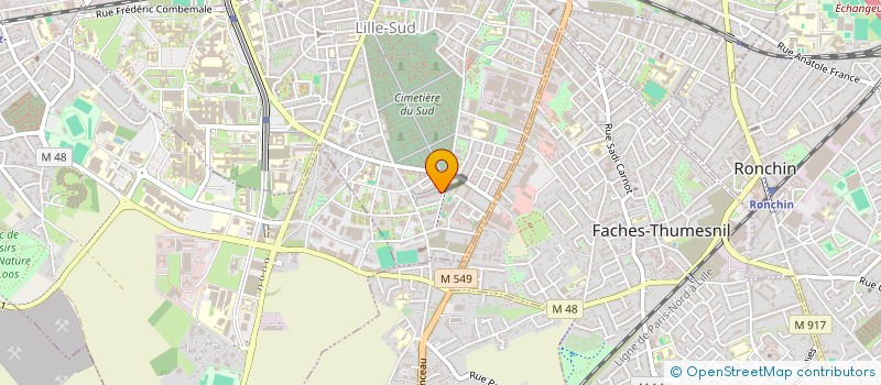 localisation de l'entreprise MONSIEUR BECHIR BALTI à LILLE