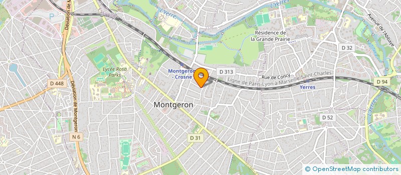 localisation de l'entreprise MONSIEUR BECHIR BEN ABDELJELIL  MONTGERON