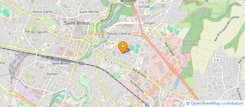 localisation de l'entreprise MONSIEUR BECHIR BJEOUI à SAINT-BRIEUC