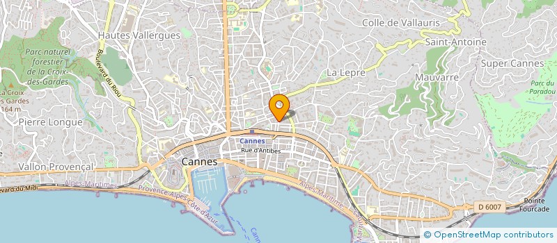 localisation de l'entreprise MONSIEUR BECHIR BOUAKLINE à CANNES
