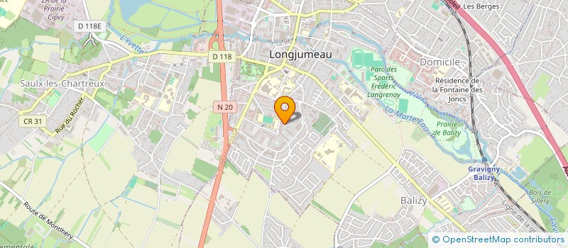 localisation de l'entreprise MONSIEUR BECHIR BOUDAFRA  LONGJUMEAU