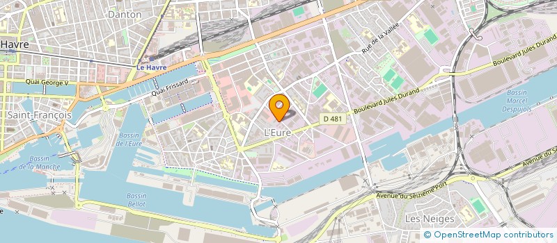 localisation de l'entreprise MONSIEUR BECHIR BOULSAN  LE HAVRE