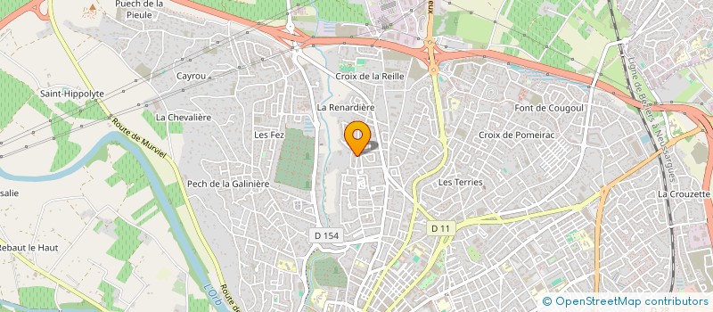 localisation de l'entreprise MONSIEUR BECHIR CHAFTAR  BEZIERS