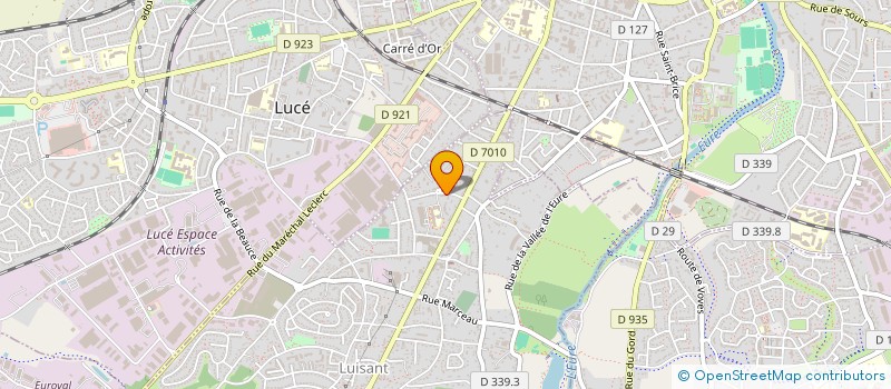 localisation de l'entreprise MONSIEUR BECHIR CHOUROU à LUISANT