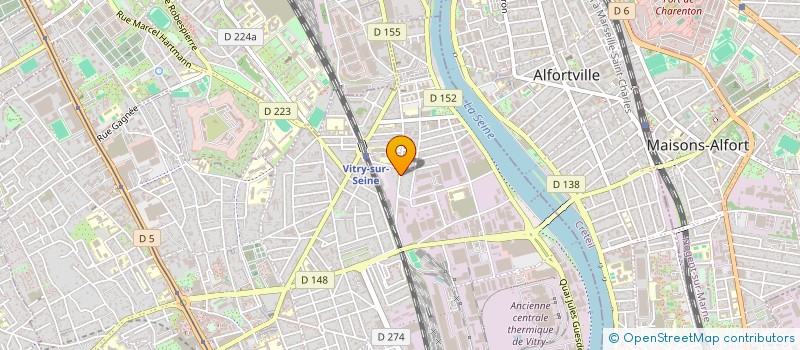 localisation de l'entreprise MONSIEUR BECHIR DLANSI  VITRY-SUR-SEINE