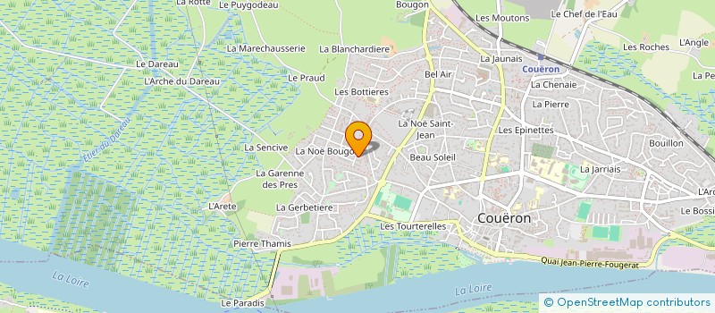localisation de l'entreprise MONSIEUR BECHIR EL ABED à COUERON