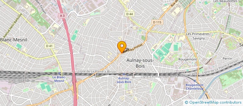localisation de l'entreprise MONSIEUR BECHIR GUERRIDA à AULNAY-SOUS-BOIS