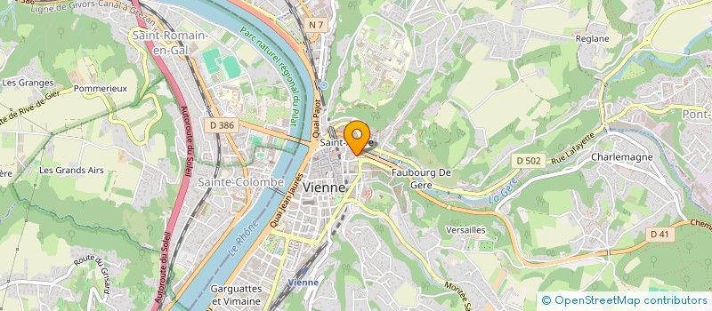 localisation de l'entreprise MONSIEUR BECHIR HERBEG à VIENNE