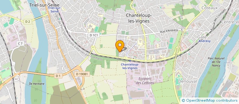 localisation de l'entreprise MONSIEUR BECHIR KAABACHI à CERGY
