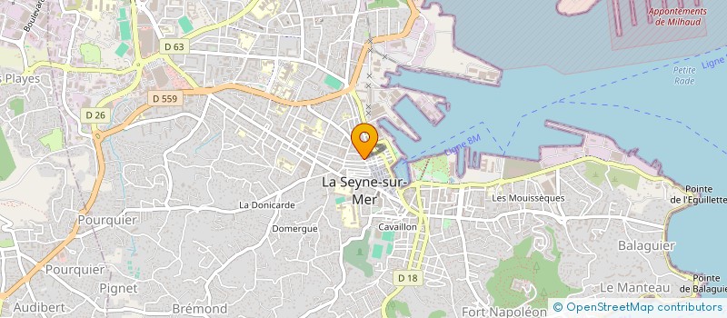 localisation de l'entreprise MONSIEUR BECHIR KHARFIA  LA SEYNE-SUR-MER