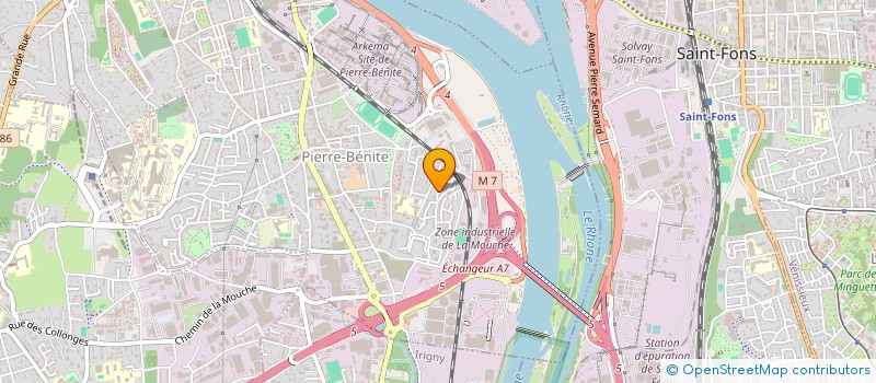 localisation de l'entreprise MONSIEUR BECHIR KHEZAMI  OULLINS-PIERRE-BENITE