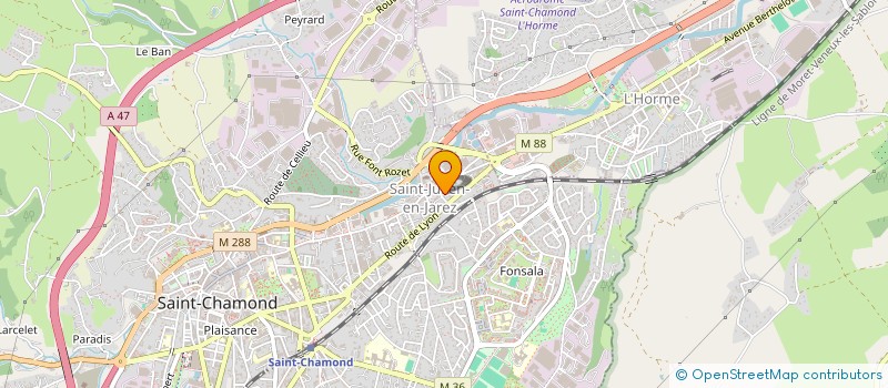 localisation de l'entreprise MONSIEUR BECHIR LAATAR à SAINT-CHAMOND