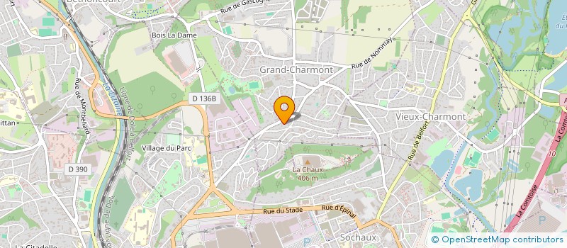 localisation de l'entreprise MONSIEUR BECHIR MAAOUI  GRAND-CHARMONT