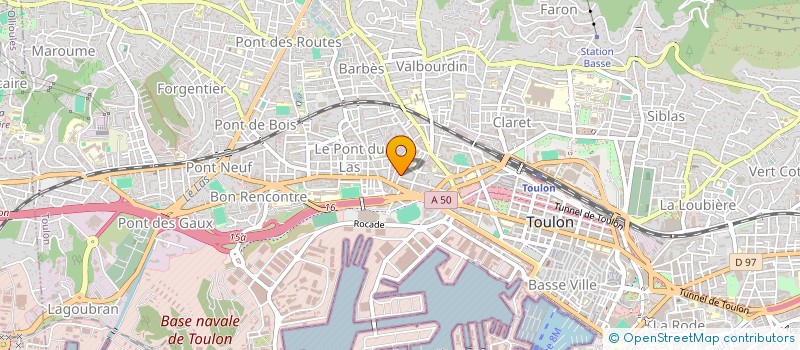 localisation de l'entreprise MONSIEUR BECHIR-MOHAMED HADDU  TOULON