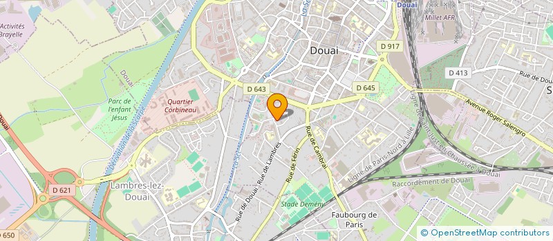 localisation de l'entreprise MONSIEUR BECHIR NAIRI  DOUAI