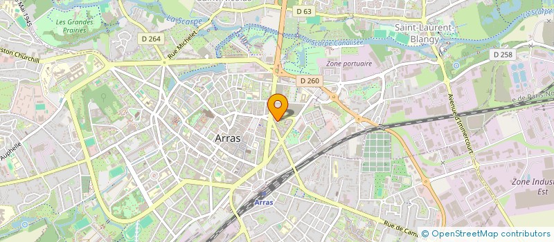 localisation de l'entreprise MONSIEUR BECHIR NAJAH à ARRAS