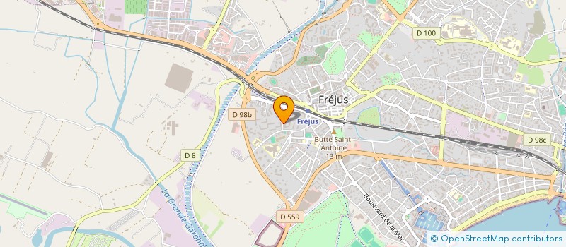 localisation de l'entreprise MONSIEUR BECHIR OUERFELLI à FREJUS