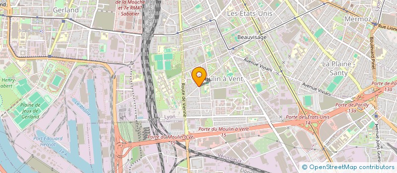 localisation de l'entreprise MONSIEUR BECHIR RIAHI  VENISSIEUX