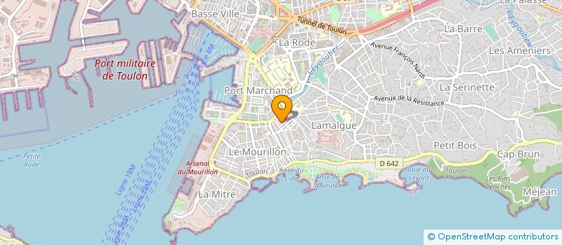 localisation de l'entreprise MONSIEUR BECHIR TRABELSI  TOULON