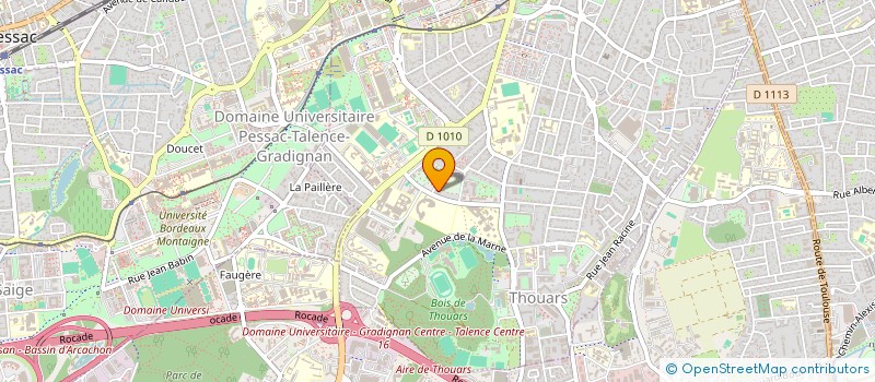 localisation de l'entreprise MONSIEUR BECHRAYA LIMAME CHERIF  TALENCE