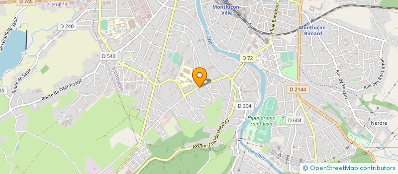 localisation de l'entreprise MONSIEUR BECO DEMAJLI  SAINT-VICTOR