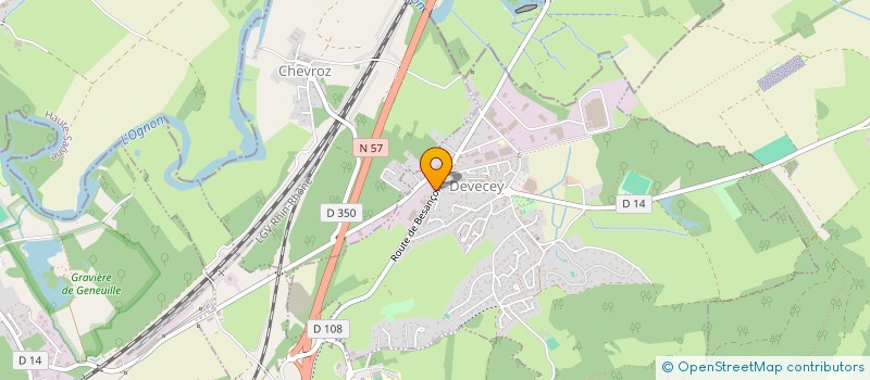 localisation de l'entreprise MONSIEUR BEDRAN TIRYAKI  DEVECEY