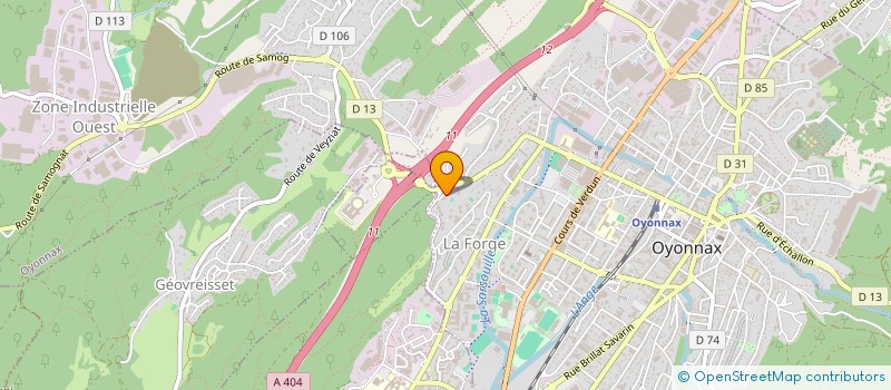 localisation de l'entreprise MONSIEUR BEDRI MULAKI à OYONNAX