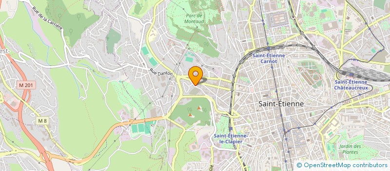localisation de l'entreprise MONSIEUR BEHADIR MEAJ à SAINT-ETIENNE