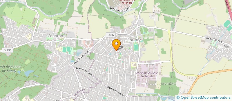 localisation de l'entreprise MONSIEUR BEHDZET CRMLJANI à COURTRY