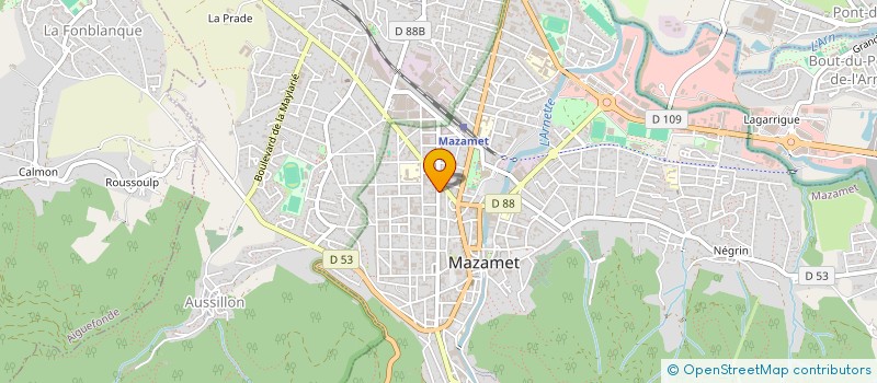 localisation de l'entreprise MONSIEUR BEHRAM ROGE  MAZAMET