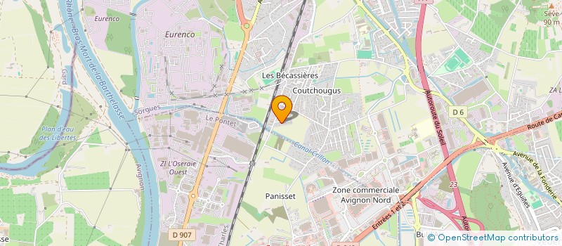 localisation de l'entreprise MONSIEUR BEHREM UZUN  SORGUES