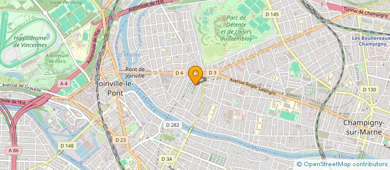 localisation de l'entreprise MONSIEUR BEHZAD KAKOLI  JOINVILLE-LE-PONT