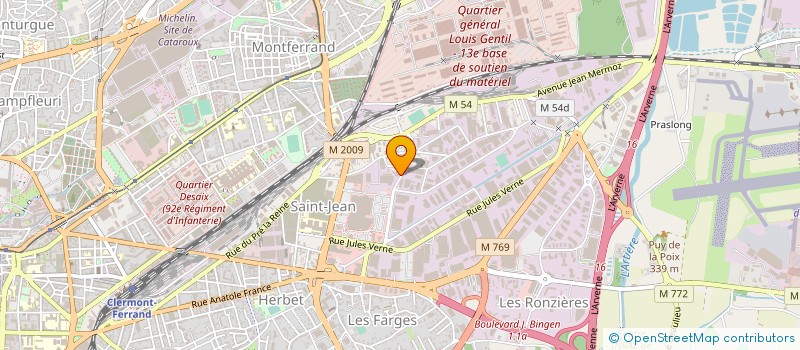 localisation de l'entreprise MONSIEUR BEHZAT ERCIYES  CLERMONT-FERRAND