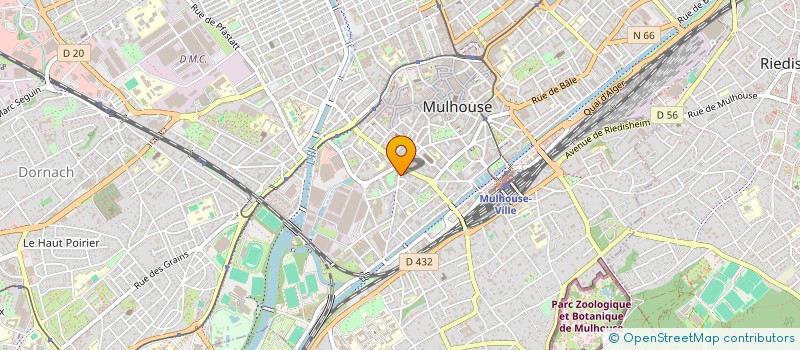 localisation de l'entreprise MONSIEUR BEICHIR BENHACENE  MULHOUSE