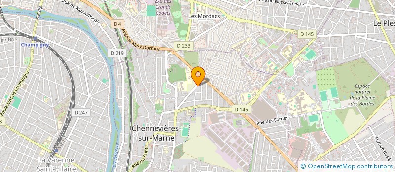 localisation de l'entreprise MONSIEUR BEIZIG RAOUCHEN  CHENNEVIERES-SUR-MARNE