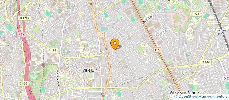 localisation de l'entreprise MONSIEUR BEJANAMIN DOELA  VILLEJUIF