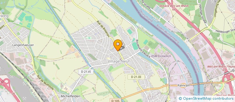 localisation de l'entreprise MONSIEUR BEJTULLA SELIMI  VILLAGE-NEUF