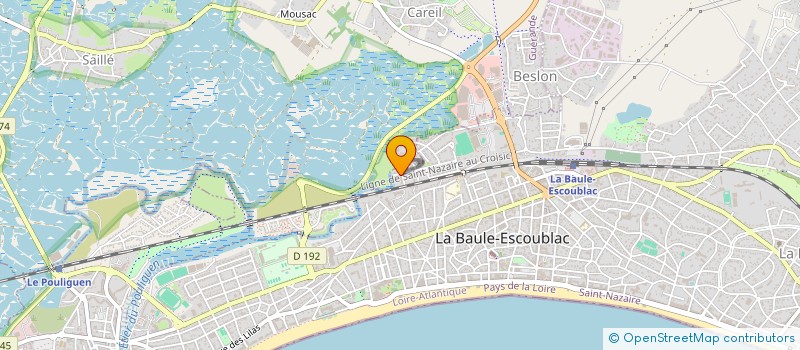 localisation de l'entreprise MONSIEUR BEKA DJAKELI à LA BAULE-ESCOUBLAC