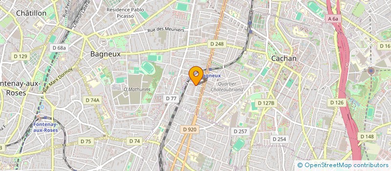 localisation de l'entreprise MONSIEUR BEKAYE CISSE à BAGNEUX