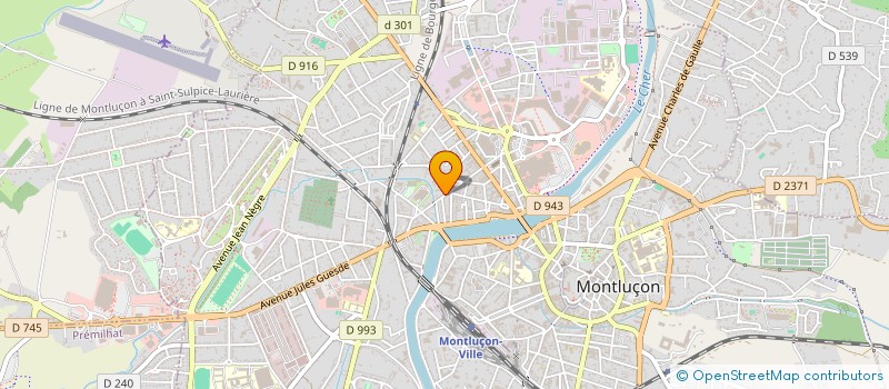 localisation de l'entreprise MONSIEUR BEKIM HAJRIZI  MONTLUCON