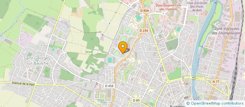 localisation de l'entreprise MONSIEUR BEKIM NAMANI  AUXERRE