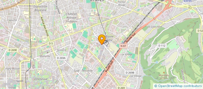 localisation de l'entreprise MONSIEUR BEKIM RRAHMANI  SAINT-MARTIN-D'HERES