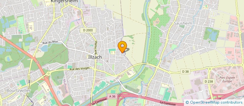 localisation de l'entreprise MONSIEUR BEKIR AYSAN à ILLZACH
